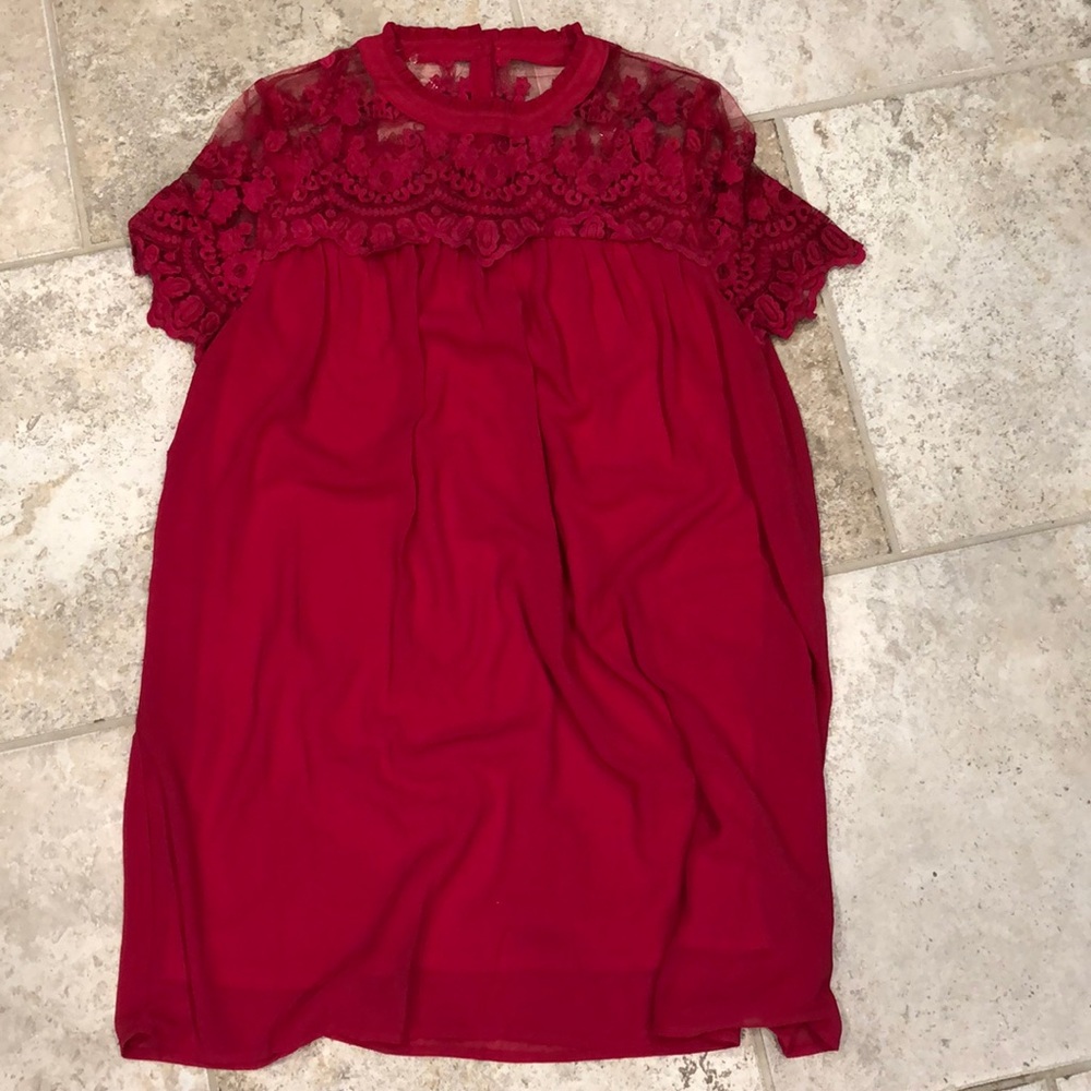 Vici pink tunic dress